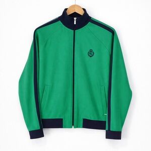💚 Ralph Lauren - Lauren Active - Green & Navy Full Zip Track Jacket 💙 - XL